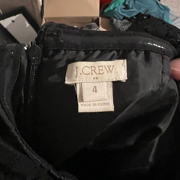 J. Crew black dress size 4 - Picture 6 of 7